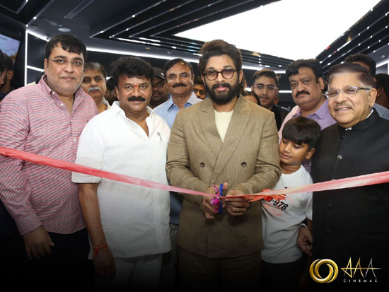 Allu Arjun AAA Cinemas Inauguration